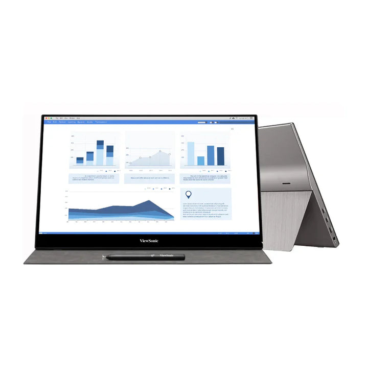 ViewSonic TD1655 16" Touch Portable Monitor 1920 x 1080 USB-C Mini HDMI - ViewSonic Store