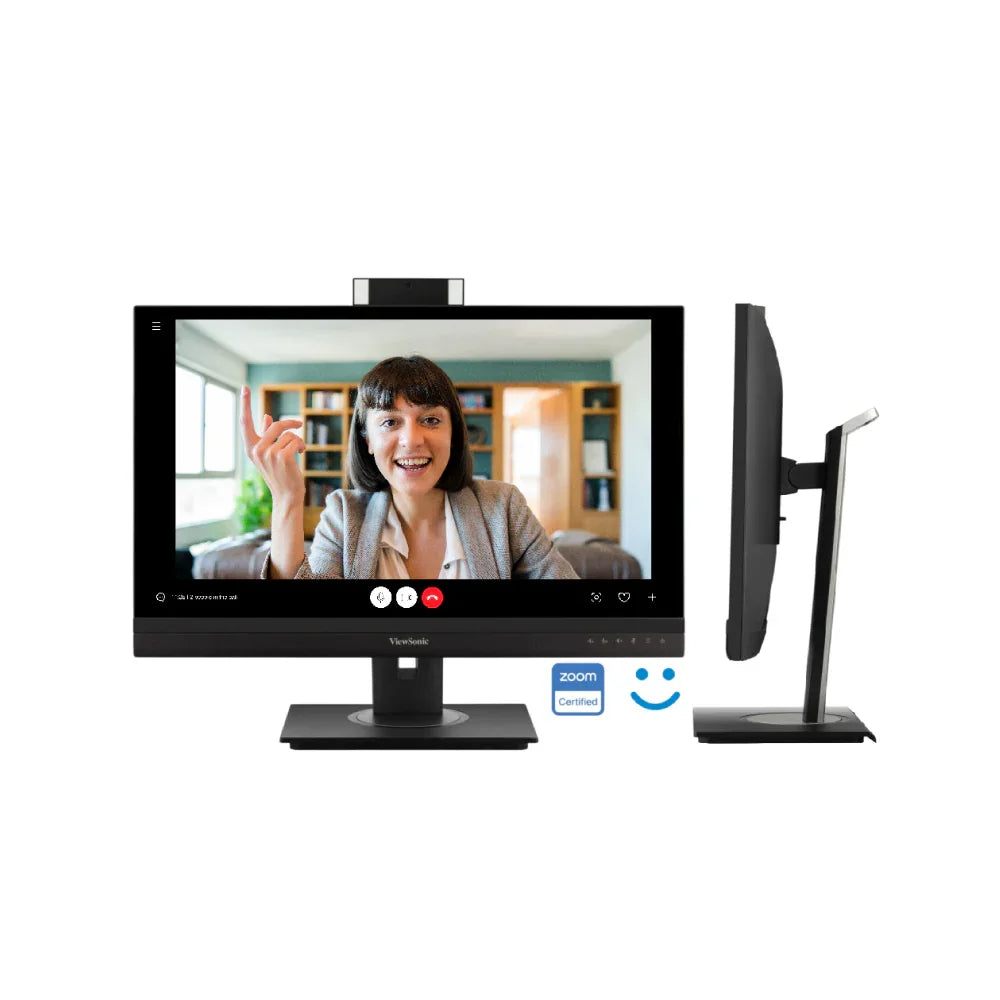 ViewSonic VG2757V-2K 27” QHD 100Hz Video Conferencing Docking Monitor with Windows Hello and Zoom® Certified Pop-up Webcam and 5W speakers - ViewSonic Store