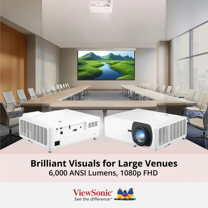 ViewSonic LS901HD 6,000 ANSI Lumens 1080p Laser Installation Projector - ViewSonic Store