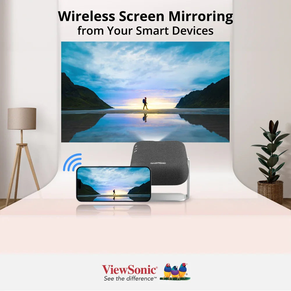Viewsonic M1X Smart LED Portable Projector with Harman Kardon Speakers - ViewSonic Store
