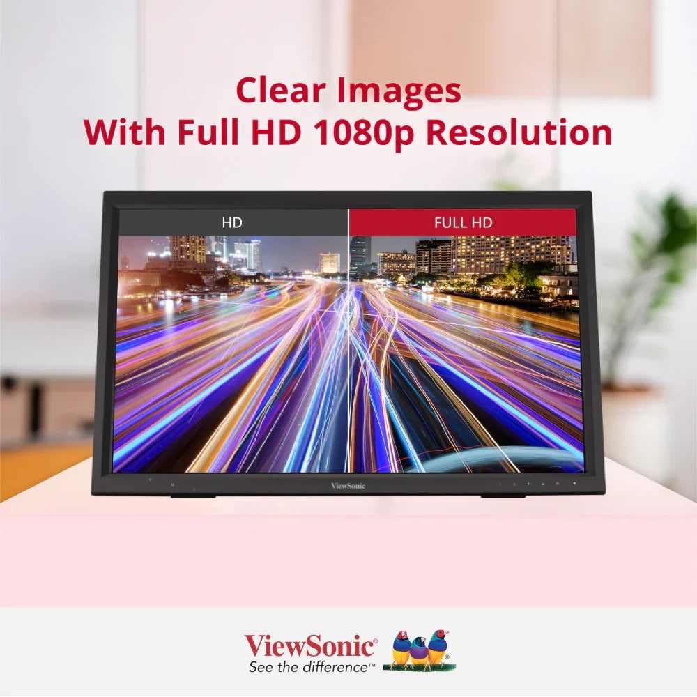ViewSonic TD2423 24" IR 10-point Touch Screen Monitor - ViewSonic Store Singapore