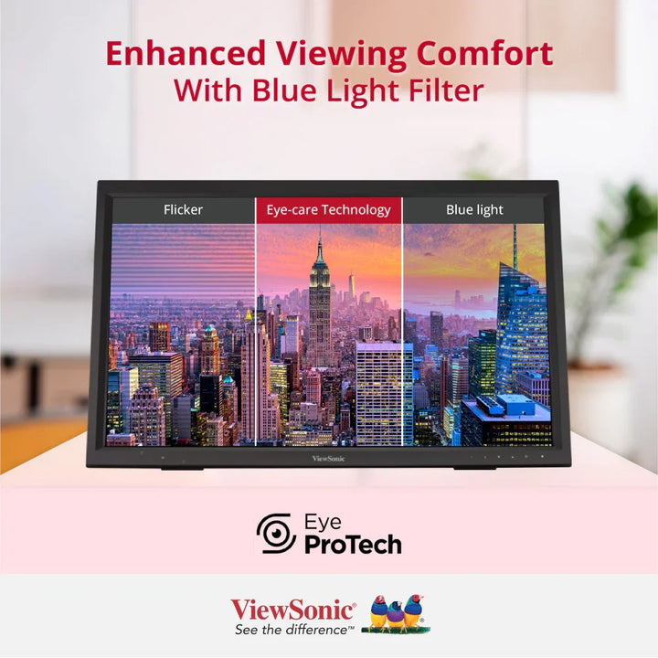 ViewSonic TD2423 24" IR 10-point Touch Screen Monitor - ViewSonic Store Singapore