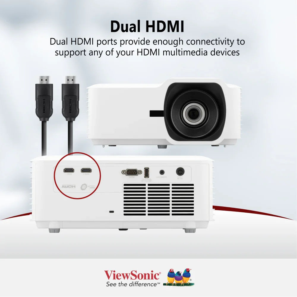 ViewSonic LS740W 5,000 ANSI Lumens WXGA Laser Installation Projector - ViewSonic Store