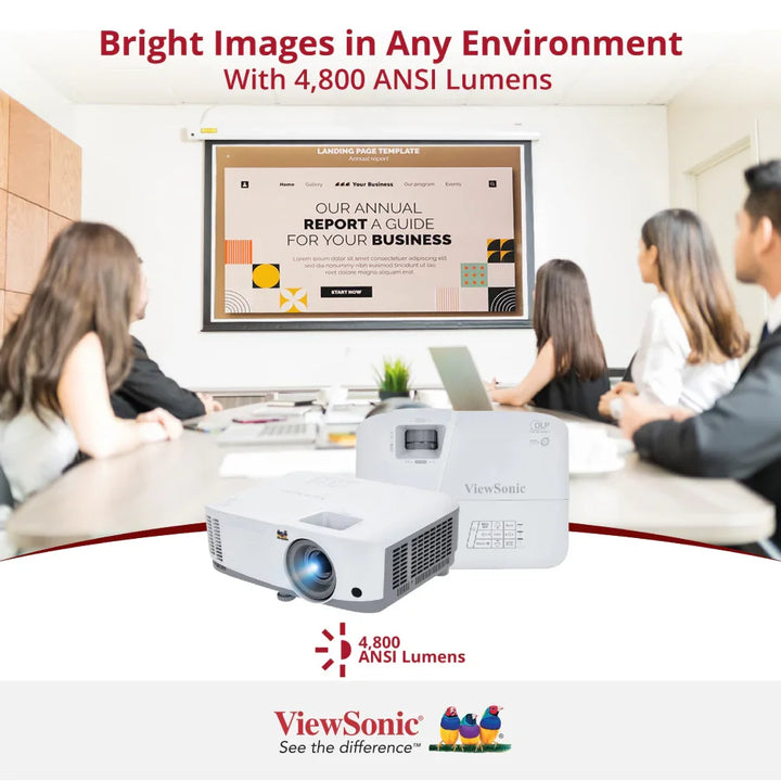 ViewSonic SP3 4,800 ANSI Lumens SVGA Business Projector - ViewSonic Store