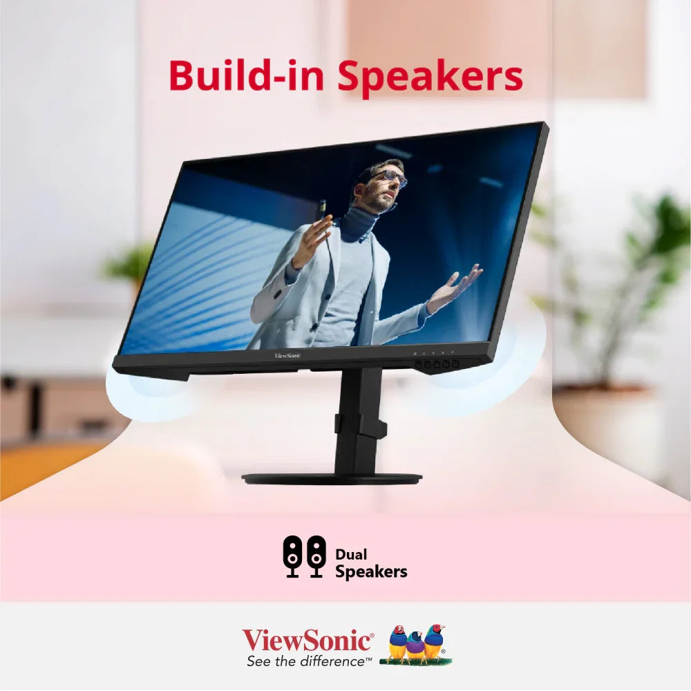 ViewSonic VG2709U-2K 27” QHD 100Hz USB-C Docking Monitor with Dual Speakers and Daisy Chain - ViewSonic Store