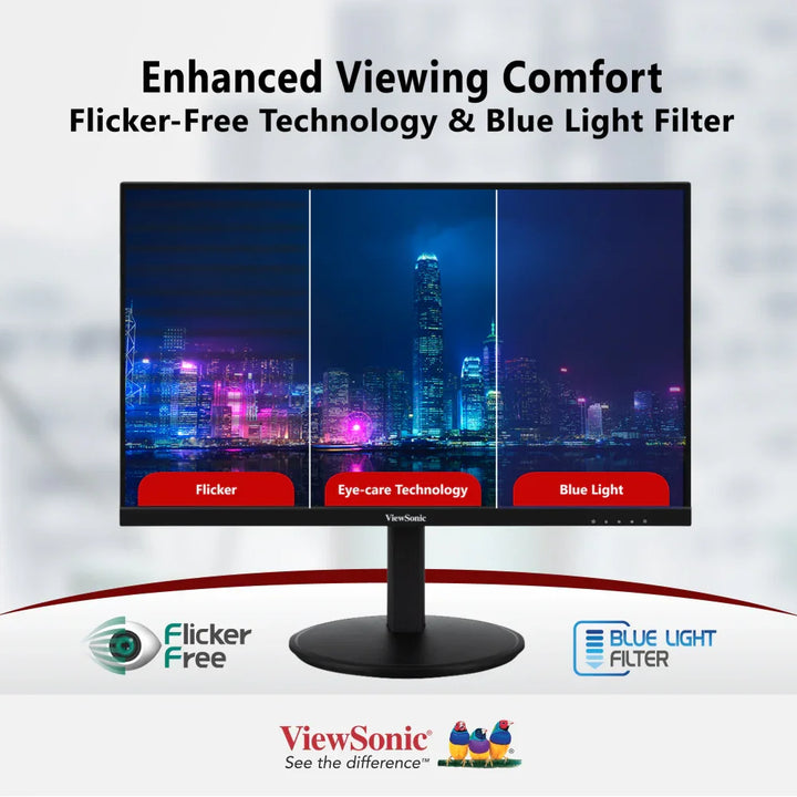 ViewSonic VG2409-MHU 24" Full HD USB-C Monitor with Dual Speakers - ViewSonic Store