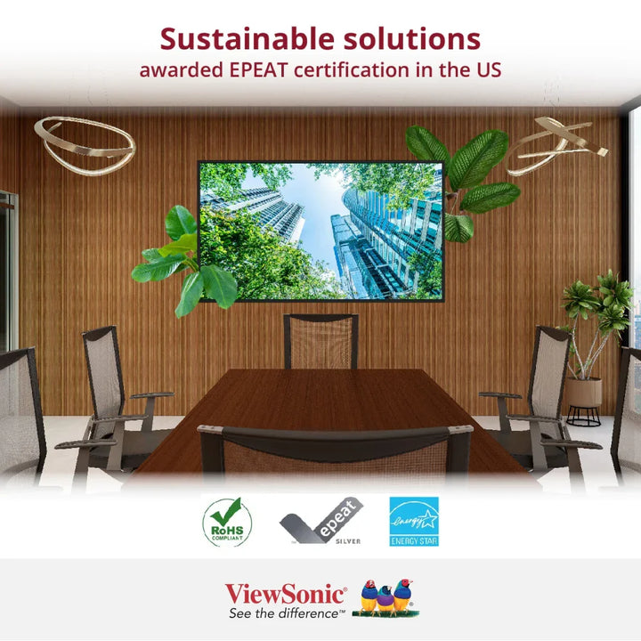 ViewSonic 43" CDE4330 Commercial Display 4K 3840 x 2160 - ViewSonic Store