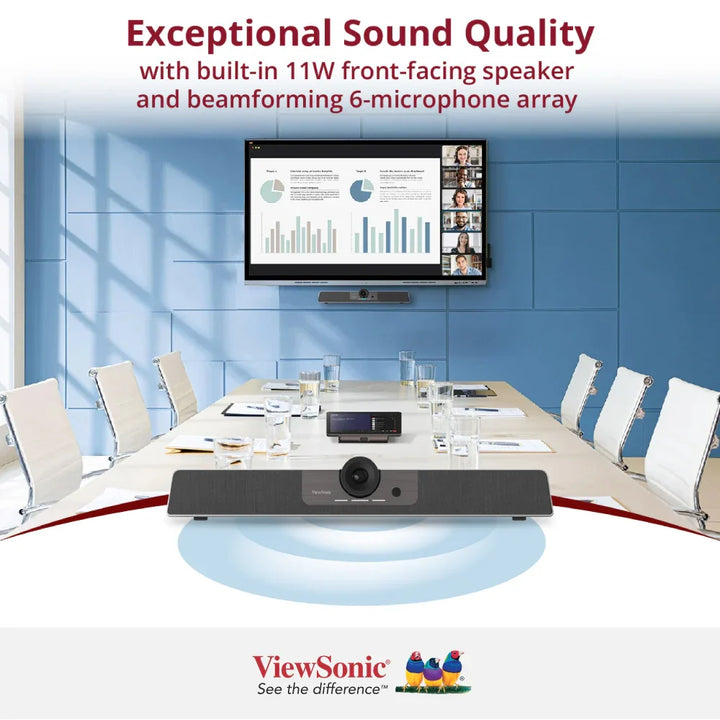 ViewSonic UMB202 TeamJoin™ 4K Video Bar System - ViewSonic Store