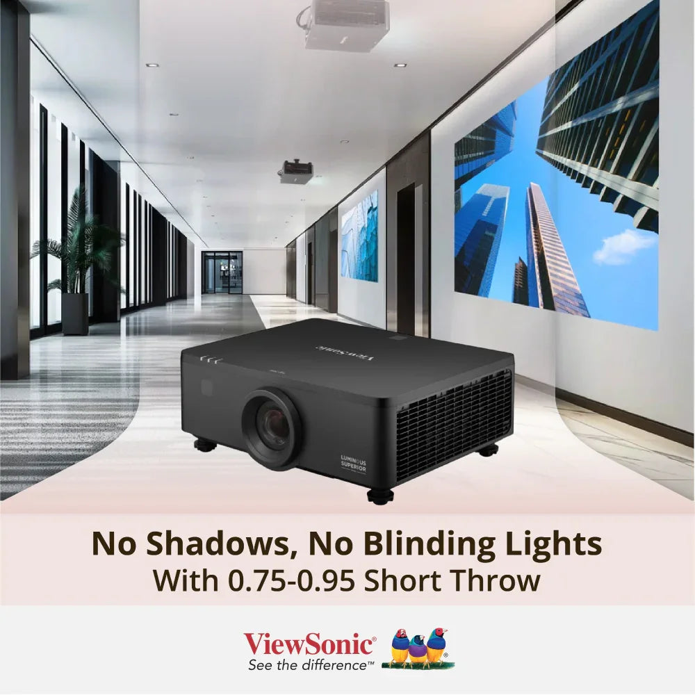 ViewSonic LS951WU 8,000 ANSI Lumens Short Throw WUXGA Laser Installation Projector - ViewSonic Store