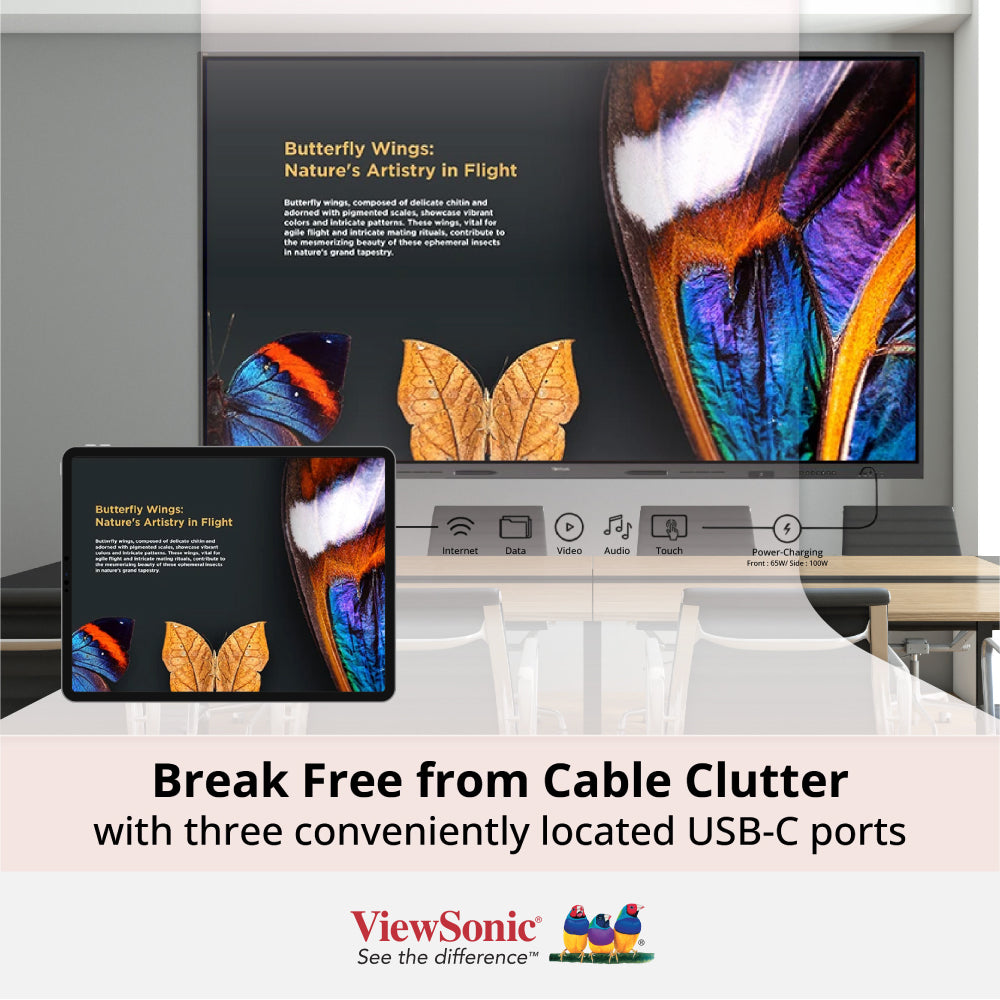 ViewSonic 110" IFP110 ViewBoard 4K Interactive Display