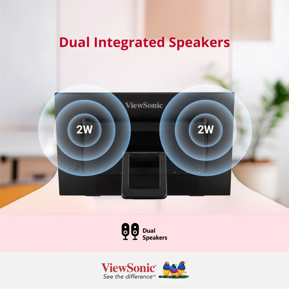 ViewSonic TD2423 24" IR 10-point Touch Screen Monitor - ViewSonic Store Singapore