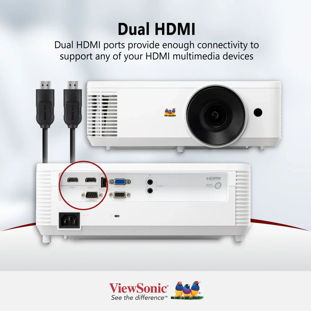 ViewSonic PA700W 4,500 ANSI Lumens WXGA Business & Education Projector - ViewSonic Store