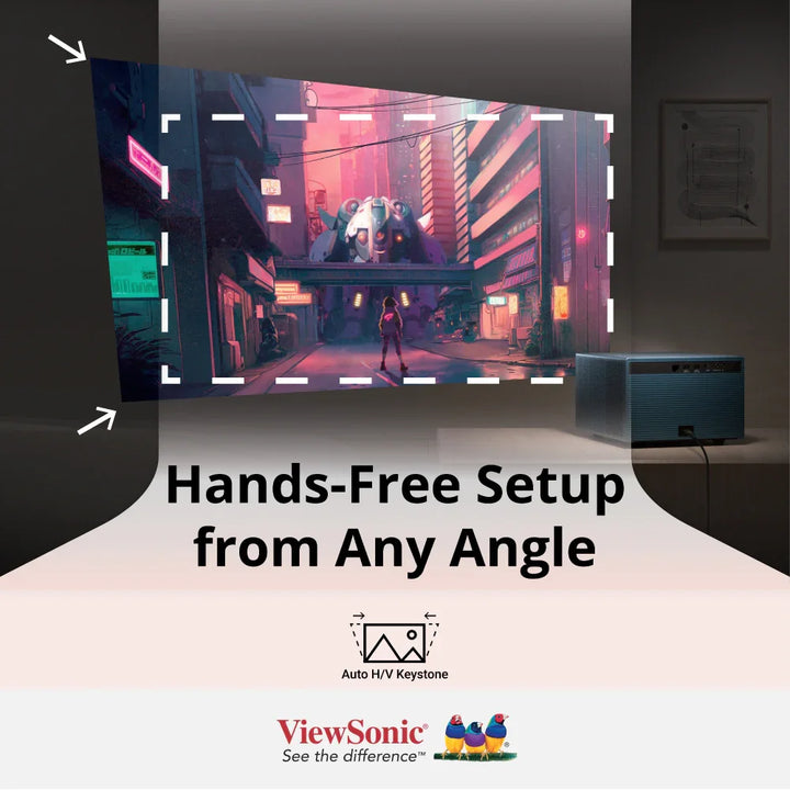 ViewSonic LX60HD 1080P Smart LED Projector with Built-in Google TV - ViewSonic Store