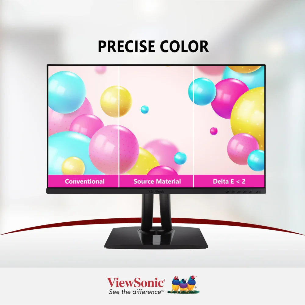 ViewSonic VP2456 24" FHD Pantone Validated 100% sRGB & Factory Pre-Calibrated Monitor with 60W USB-C - ViewSonic Store