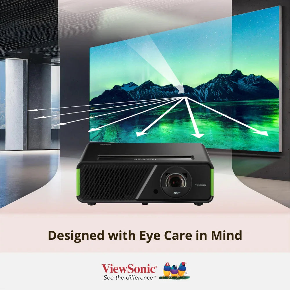 ViewSonic X2-4K Pro 4K HDR Short Throw Smart LED Home Projector with Built-in Google TV - ViewSonic Store