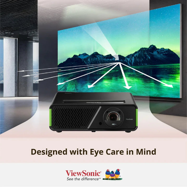 ViewSonic X2-4K Pro 4K HDR Short Throw Smart LED Home Projector with Built-in Google TV - ViewSonic Store