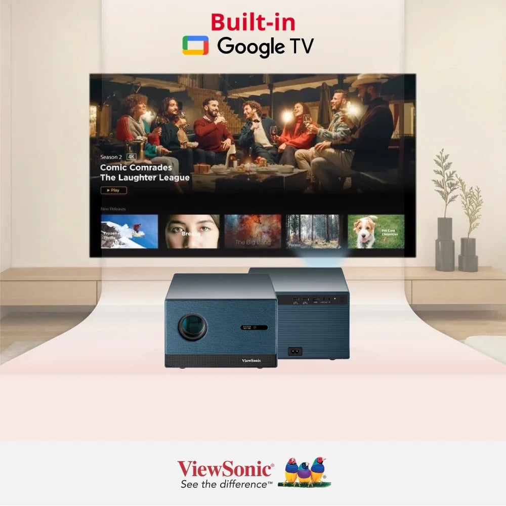 ViewSonic LX60HD 1080P Smart LED Projector with Built-in Google TV - ViewSonic Store