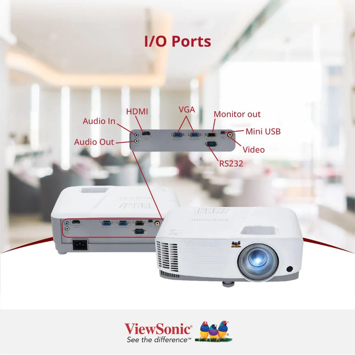 ViewSonic SP6 4,800 ANSI Lumens XGA Business Projector - ViewSonic Store