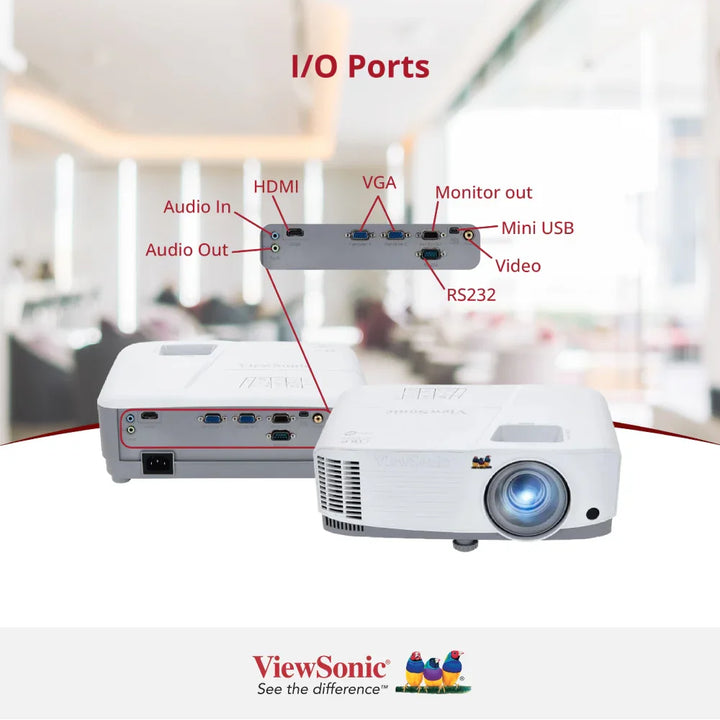 ViewSonic SP3 4,800 ANSI Lumens SVGA Business Projector - ViewSonic Store