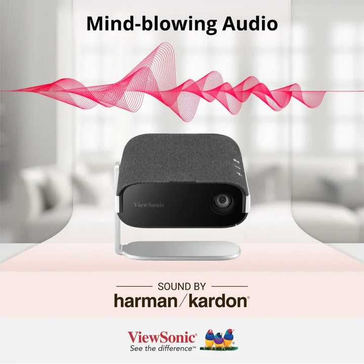 Viewsonic M1X Smart LED Portable Projector with Harman Kardon Speakers - ViewSonic Store