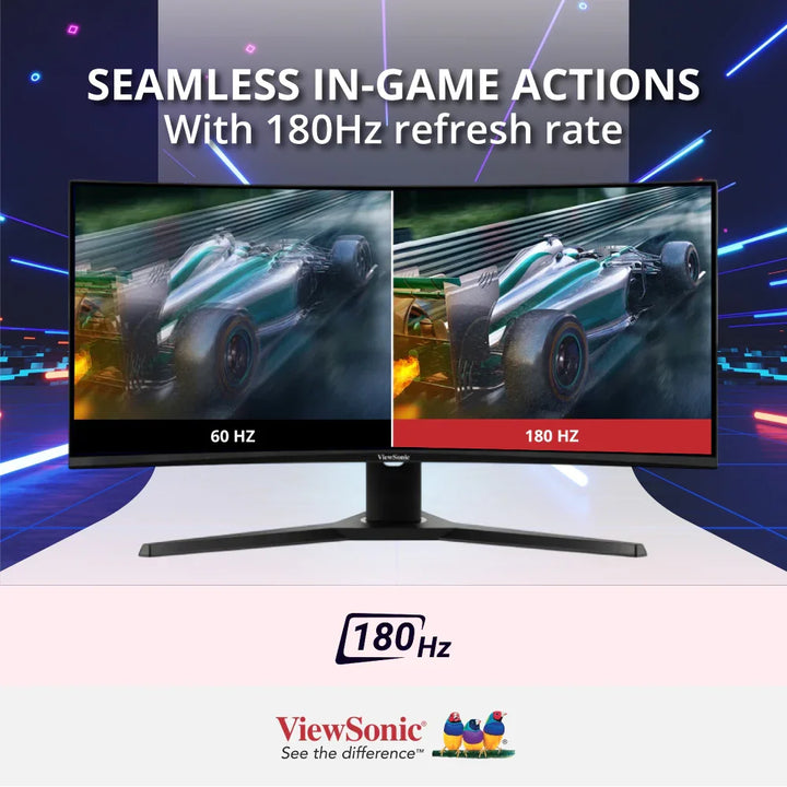 ViewSonic VX3418-2KPC 34” UWQHD 144Hz Curved Gaming Monitor 3440x1440 - ViewSonic Store