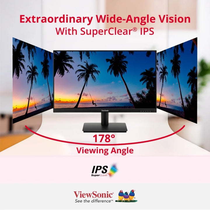 ViewSonic VA240A-H 24” Full HD Monitor 100Hz Fast 1ms Response Time - ViewSonic Store