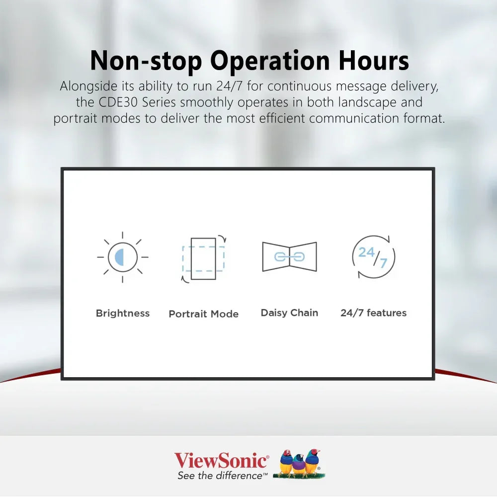 ViewSonic 98" CDE9830 Commercial Display 4K 3840 x 2160 - ViewSonic Store