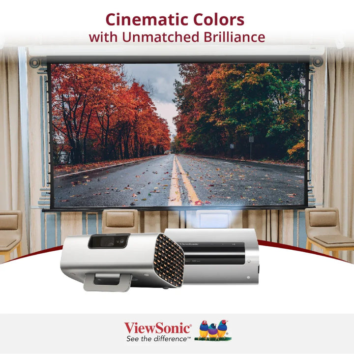 ViewSonic M10 Portable RGB Laser Smart Projector with Harman Kardon Speaker - ViewSonic Store