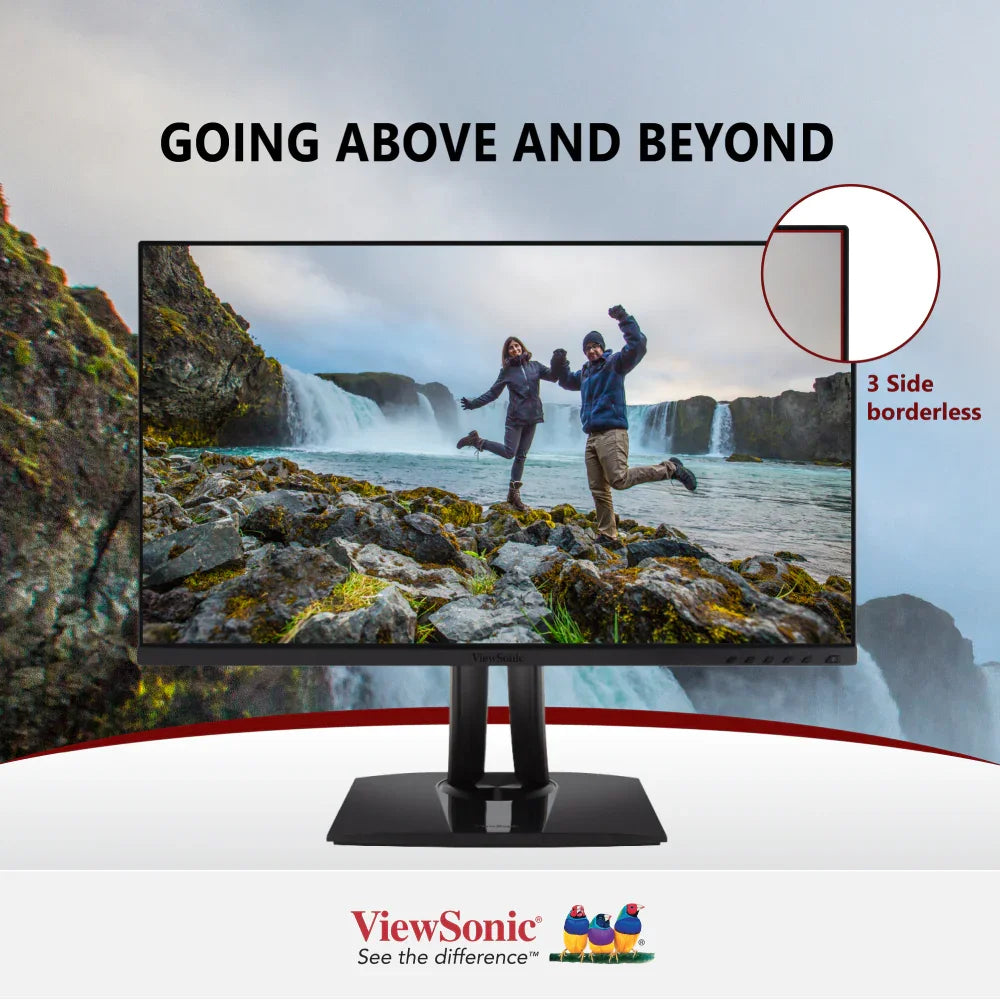 ViewSonic VP2756-2K 27" 2K QHD Pantone Validated 100% sRGB & Factory Pre-Calibrated Monitor with 60W USB-C - ViewSonic Store