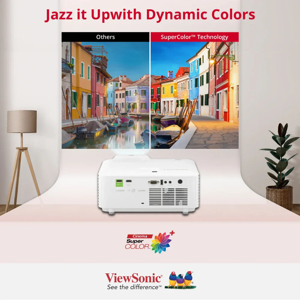 ViewSonic LX700-4K 3,500 ANSI Lumens 4K Laser Home Projector - ViewSonic Store Singapore