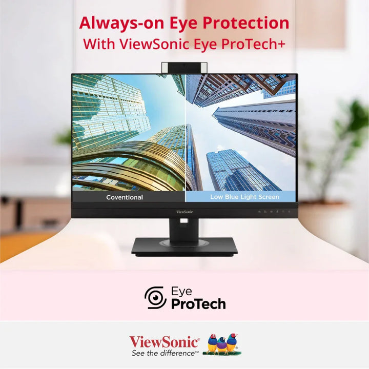 ViewSonic VG2757V-2K 27” QHD 100Hz Video Conferencing Docking Monitor with Windows Hello and Zoom® Certified Pop-up Webcam and 5W speakers - ViewSonic Store