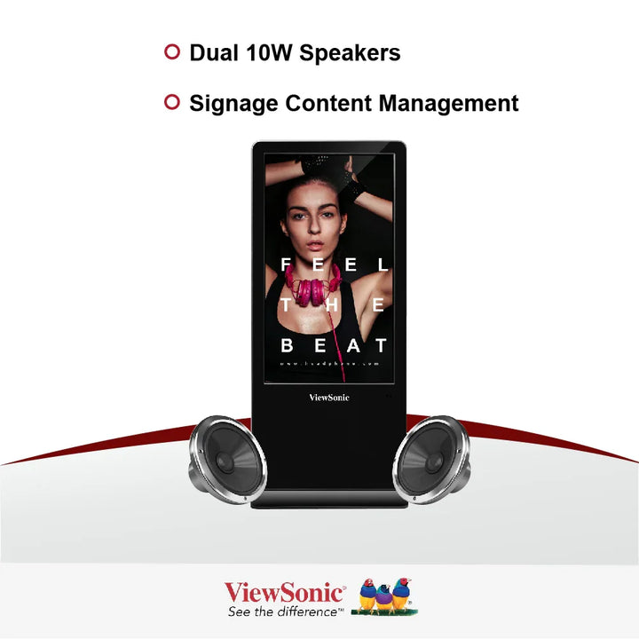 ViewSonic EP5542 55" All-in-One Digital ePoster - 3840 x 2160, 16/7 - ViewSonic Store