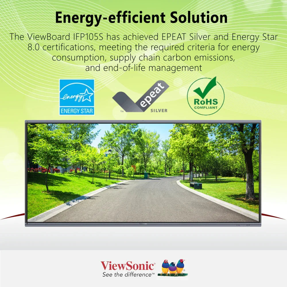 ViewSonic 105" IFP105S 5K 21:9 ViewBoard Interactive Display with Integrated Microphone and USB-C - ViewSonic Store