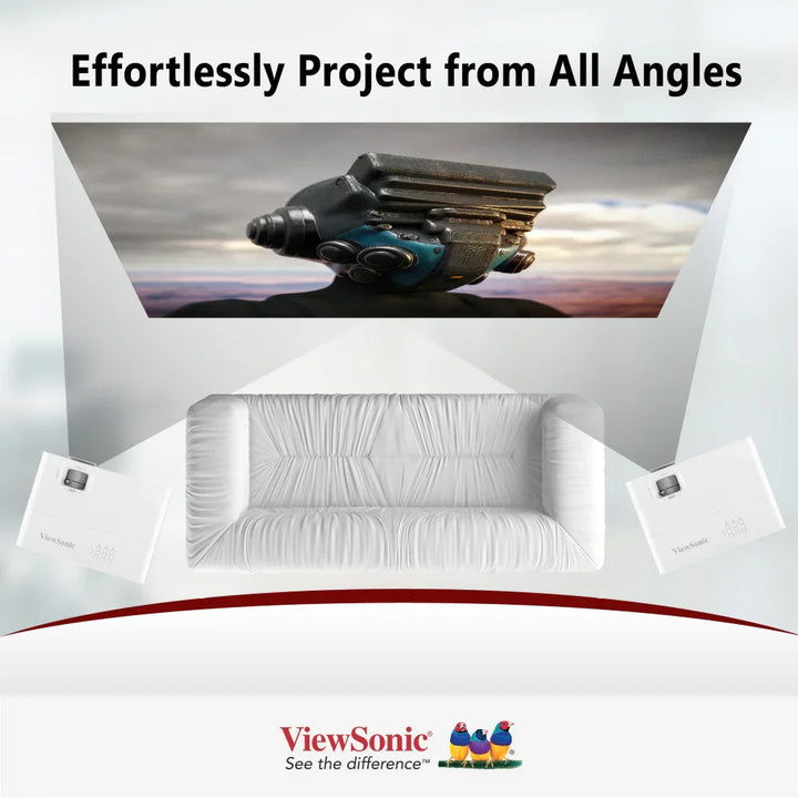 ViewSonic PX749-4K 4,000 ANSI Lumens 4.2ms 240Hz USB-C 4K Home Projector Designed for Xbox - ViewSonic Store