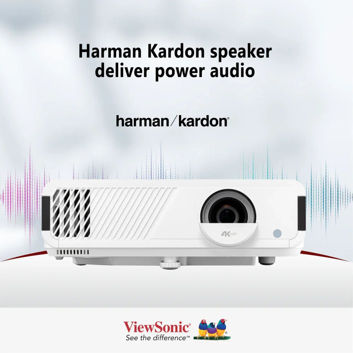 ViewSonic PX749-4K 4,000 ANSI Lumens 4.2ms 240Hz USB-C 4K Home Projector Designed for Xbox - ViewSonic Store