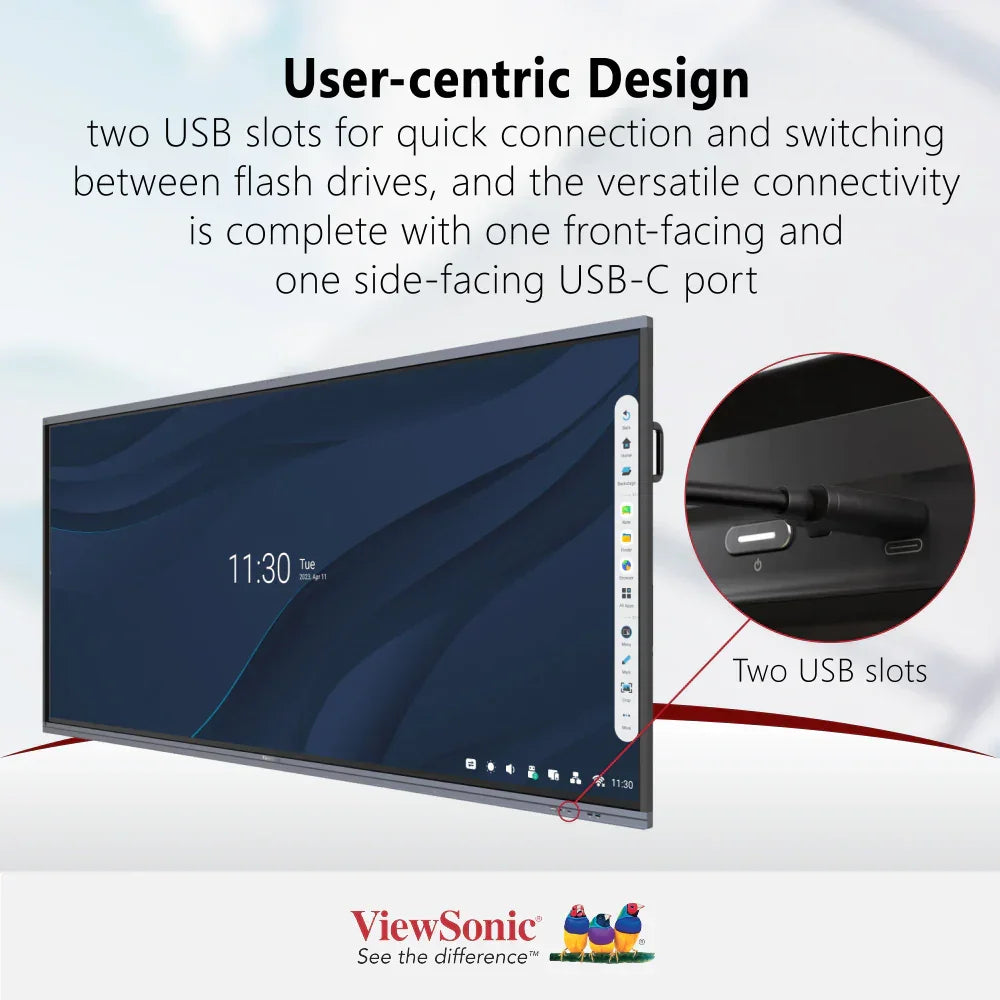 ViewSonic 105" IFP105S 5K 21:9 ViewBoard Interactive Display with Integrated Microphone and USB-C - ViewSonic Store