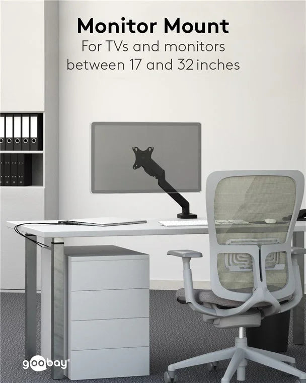 GOOBAY Single Monitor Mount with Gas Spring (17-32 Inch) - ViewSonic Store