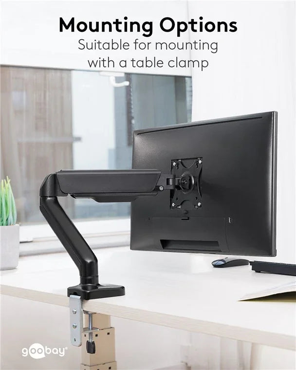 GOOBAY Single Monitor Mount with Gas Spring (17-32 Inch) - ViewSonic Store