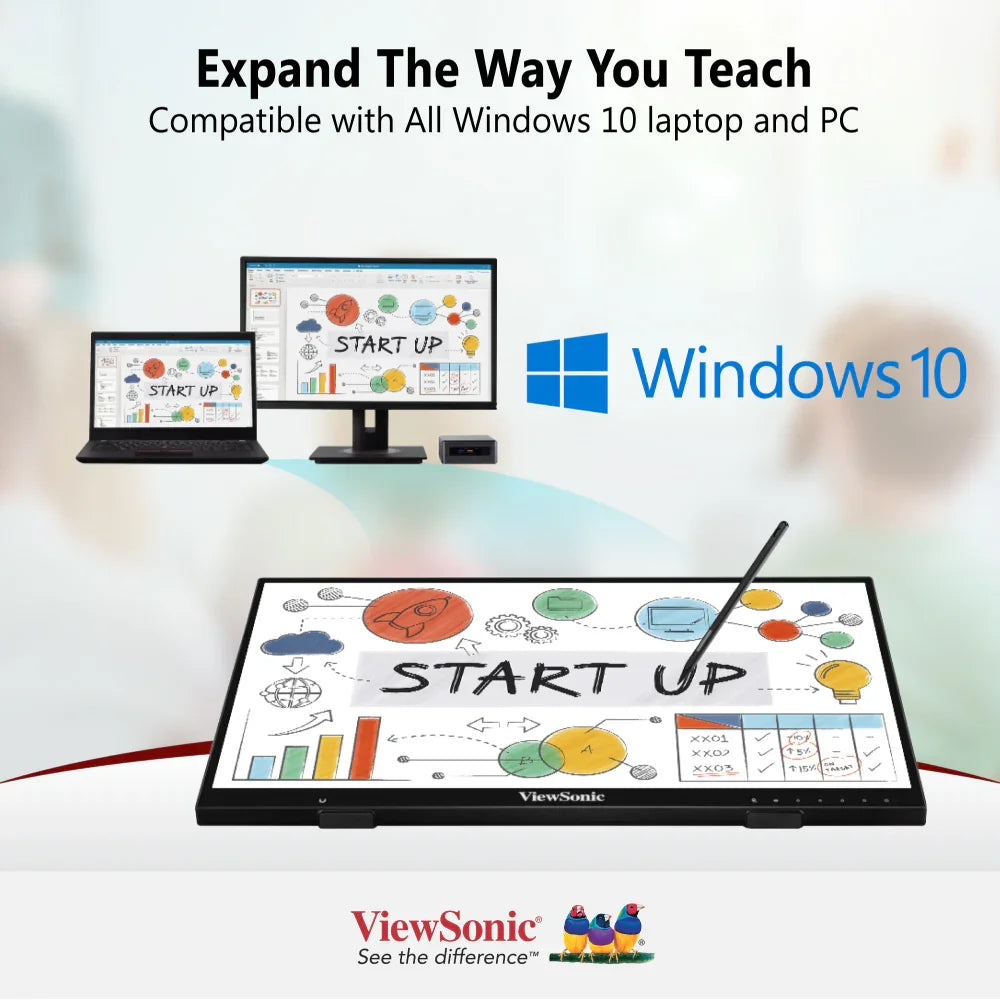 ViewSonic ID2456 24" Touch Monitor with MPP2.0 Active Pen - 1920 x 1080 - ViewSonic Store