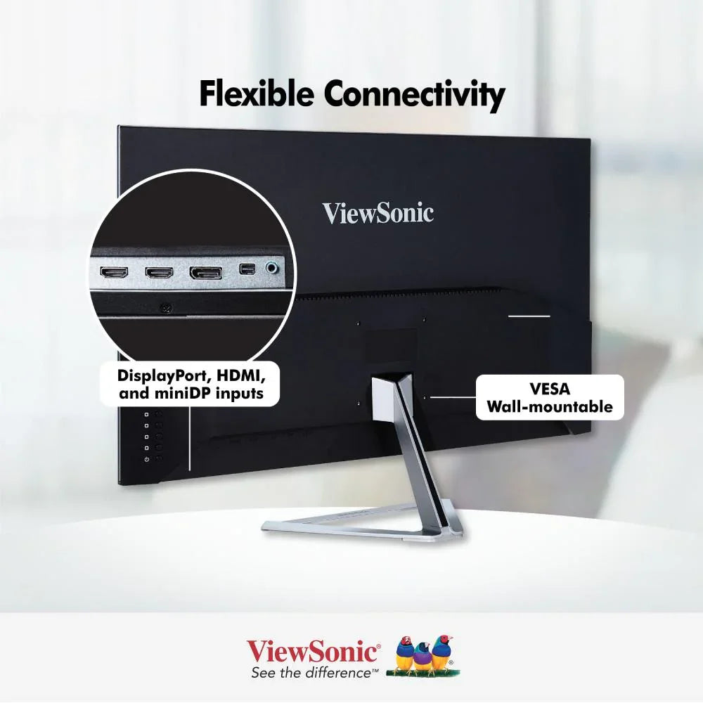 ViewSonic VX3276-2K-MHD-2 32" 75 Hz IPS QHD Monitor 2560 x 1440, HDR10 - ViewSonic Store