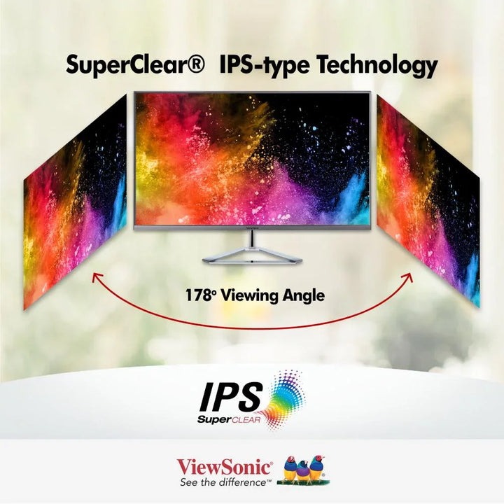 ViewSonic VX3276-2K-MHD-2 32" 75 Hz IPS QHD Monitor 2560 x 1440, HDR10 - ViewSonic Store