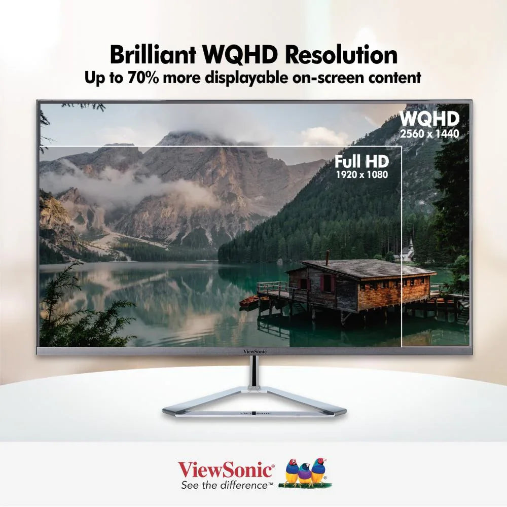 ViewSonic VX3276-2K-MHD-2 32" 75 Hz IPS QHD Monitor 2560 x 1440, HDR10 - ViewSonic Store