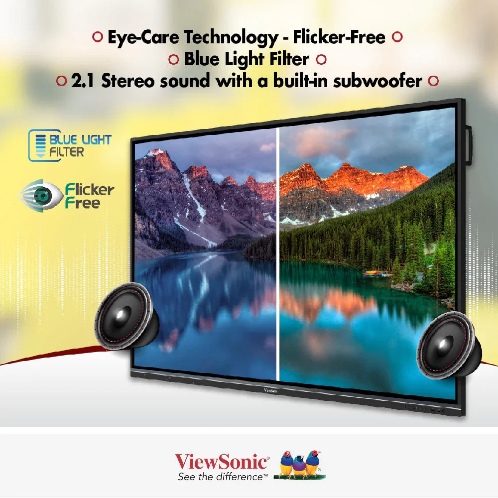 ViewSonic 65" IFP6550-5F Interactive Display 4K ViewBoard Gen 5 3840 x 2160 - ViewSonic Store