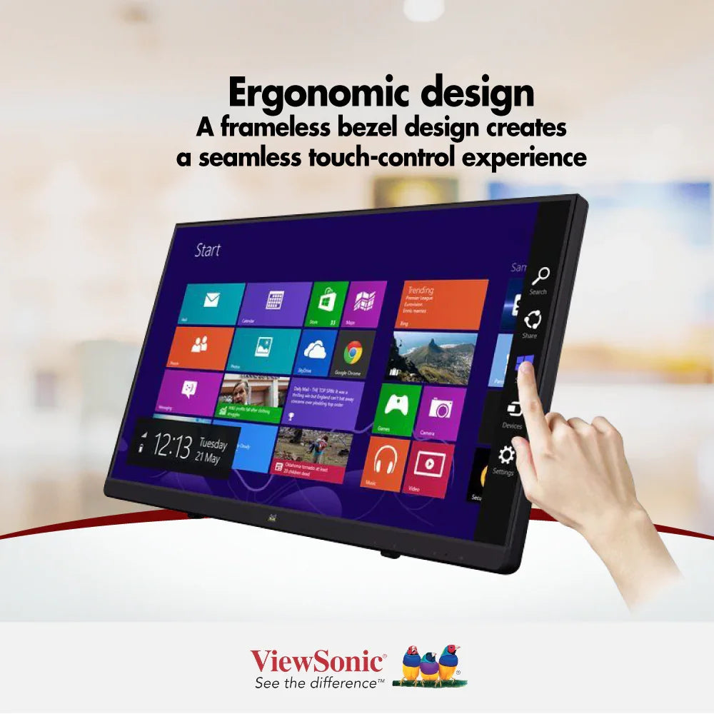 ViewSonic TD2230 22'' 10-Point Multi Touch Screen Monitor - 1920x1080 - ViewSonic Store