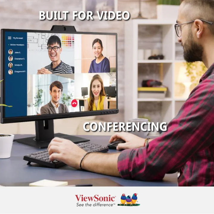 ViewSonic VG2740V 27" IPS Full HD Video Conferencing Monitor - 1920 x 1080 - ViewSonic Store