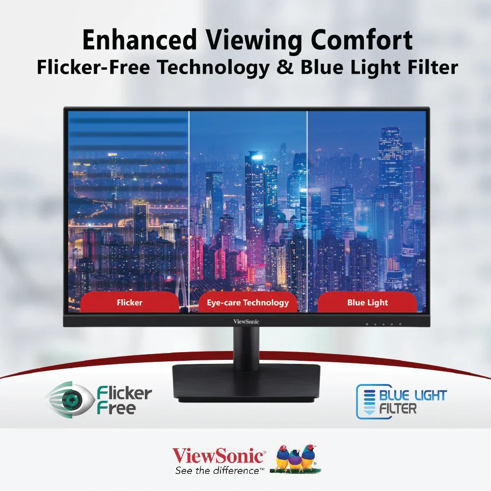 ViewSonic VA2409-MHU 24” Full HD Monitor - 1920 x 1080, 75 Hz, USB-C - ViewSonic Store