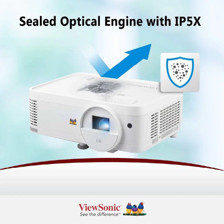 ViewSonic LS500WHE WXGA 3000 ANSI Lumen Lamp Free 3rd Gen LED Projector - ViewSonic Store