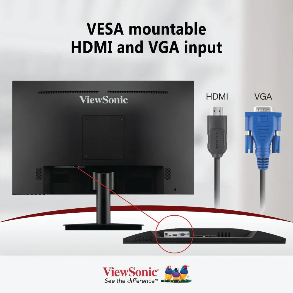 ViewSonic VA2409-MHU 24” Full HD Monitor - 1920 x 1080, 75 Hz, USB-C - ViewSonic Store