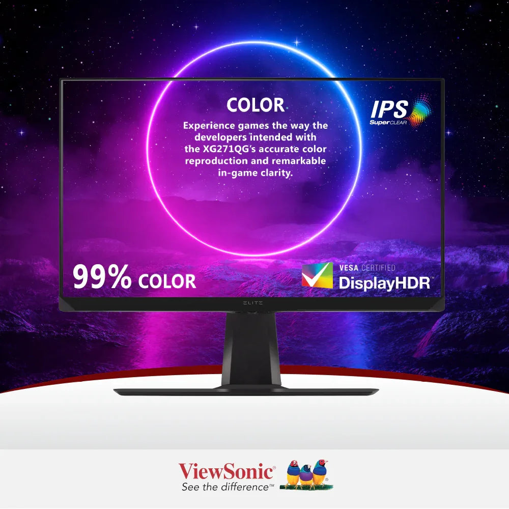 ViewSonic XG271QG 27" 240Hz IPS Gaming Monitor - 2560 x 1440, 1 ms - ViewSonic Store