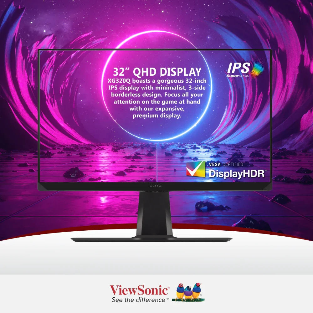 ViewSonic XG320Q 32" 175 Hz QHD IPS Gaming Monitor - 2560 x 1440, 1ms - ViewSonic Store
